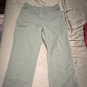 Kim Rogers Sage Green Straight Leg Pants